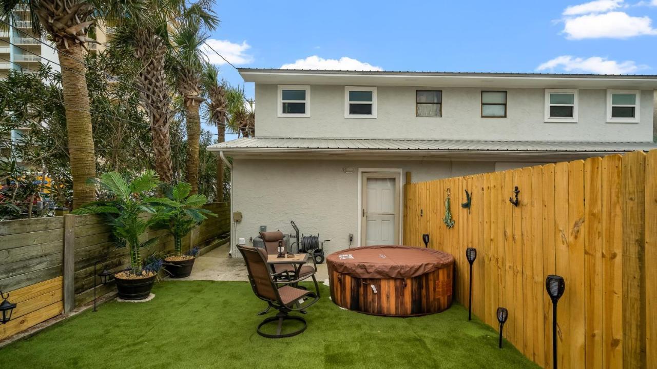 Pet Friendly Townhome With Gulf Views And Hot Tub Right Across From Beach And Schooners Panama City Beach Eksteriør bilde